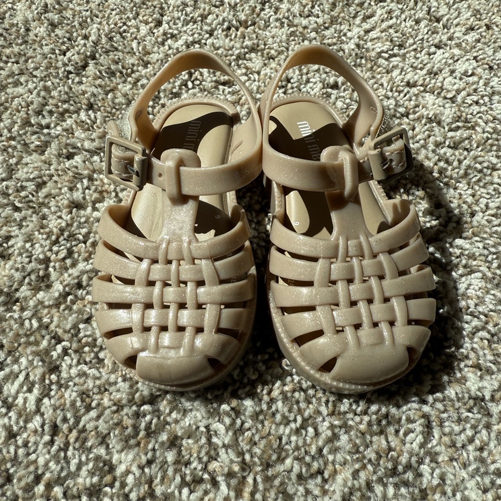 Mini Melissa Kids Tan Sandals